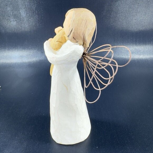 Vintage 1999 Willow Tree Angel Figurine Angel Of Friendship Resin Figure Demdaco - Picture 7 of 8